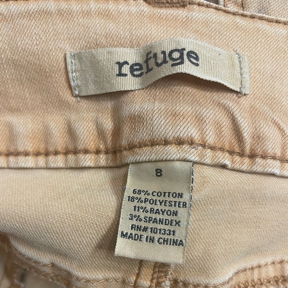 Refuge Womens Skinny Distressed Tan  Jeans Size 8 - Picture 10 of 11